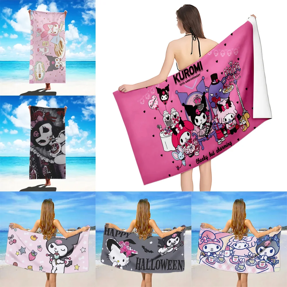 Sanrio K-Kuromi Beach Towels Microfiber Sand Free Quick Dry Soft Sandproof Pool Towels Gift for Women Travel Gym Shower Camping
Sanrio K-Kuromi Beach Towels Microfiber Sand Free Quick Dry Soft Sandproof Pool Towels Gift for Women Travel Gym Shower Camping
