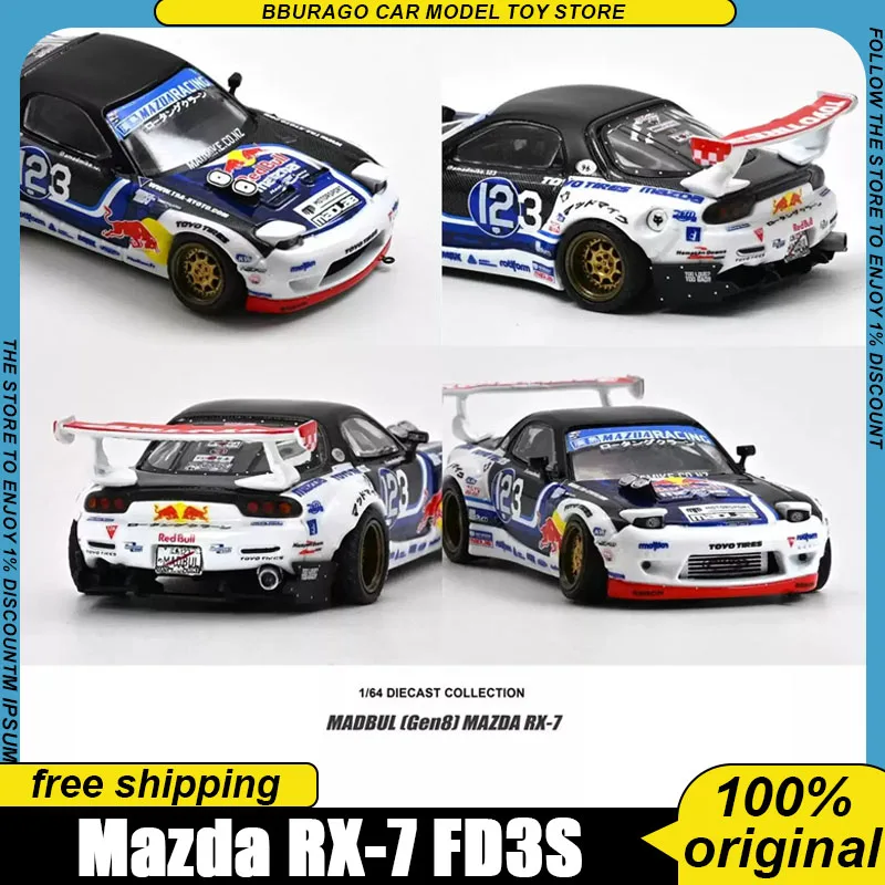 Pre-Sale Inno 1:64 Mazda Rx7 Fd3s Madbul Gen8 Drift Car Red Bull Livery Diecast Model Collectible Ornament For Drift Enthusiasts
Pre-Sale Inno 1:64 Mazda Rx7 Fd3s Madbul Gen8 Drift Car Red Bull Livery Diecast Model Collectible Ornament For Drift Enthusiasts