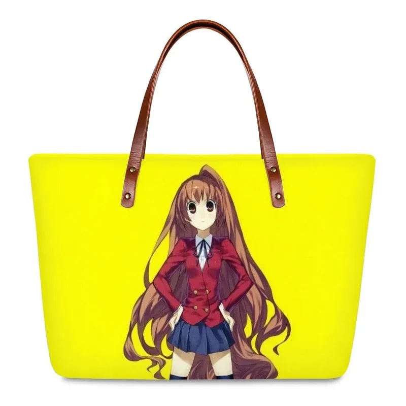 Сумка на плечо с принтом в стиле аниме Toradora Aisaka Taiga, розовая дорожная сумка, прочная сумка для покупок для женщин и девушек, роскошные сумки
Сумка на плечо с принтом в стиле аниме Toradora Aisaka Taiga, розовая дорожная сумка, прочная сумка для покупок для женщин и девушек, роскошные сумки