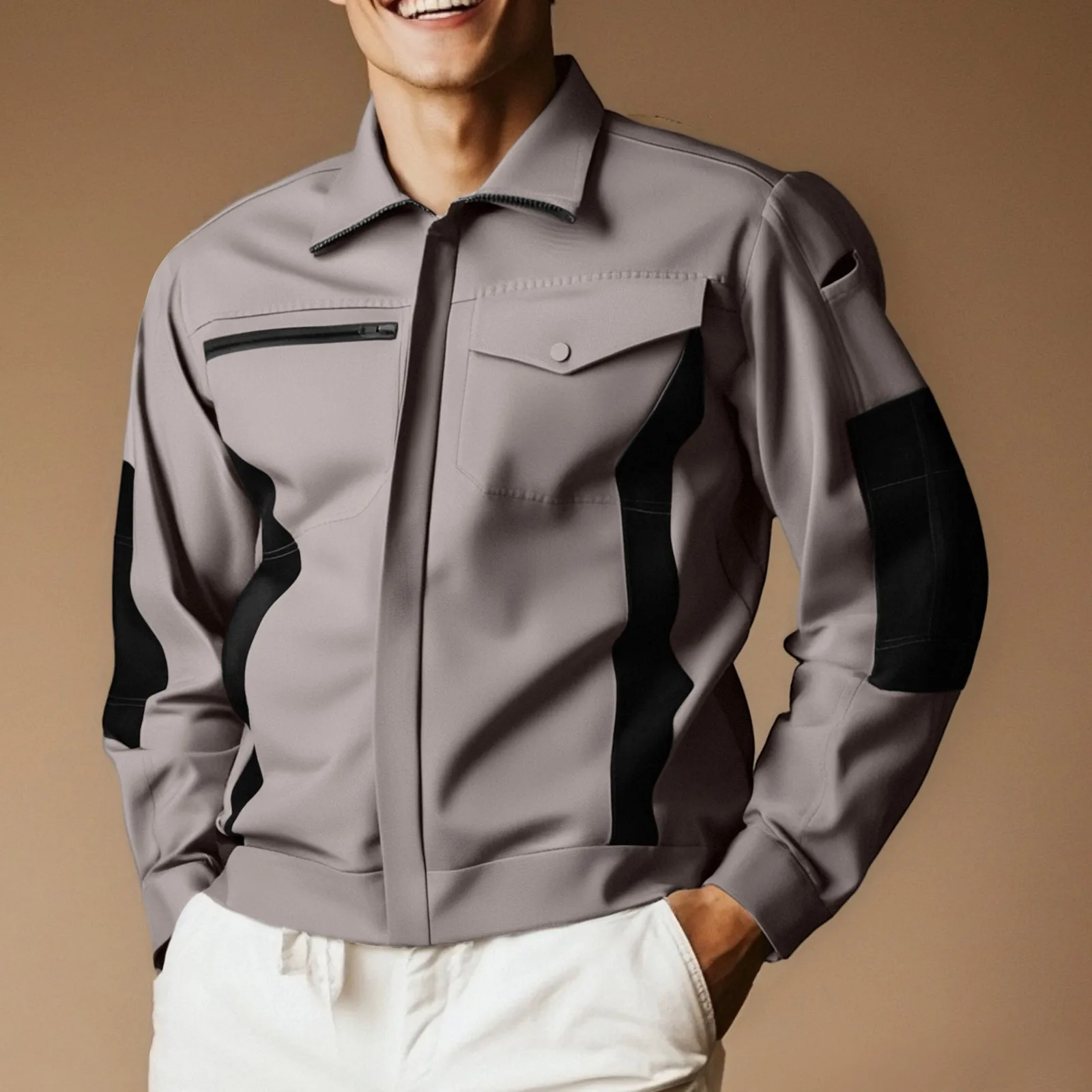 Long Sleeve Work Uniform For Men Factory Warehouse Workshop Mechanist Security Guard Coveralls Welding Clothes Machine Clothing
Long Sleeve Work Uniform For Men Factory Warehouse Workshop Mechanist Security Guard Coveralls Welding Clothes Machine Clothing