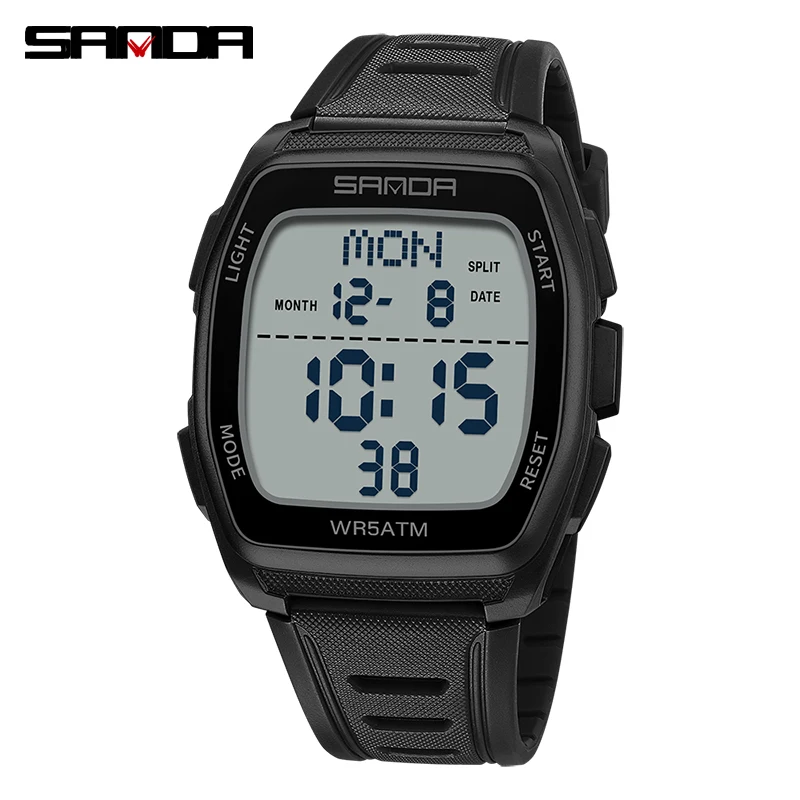 Мужские повседневные электронные часы SANDA SD9080 с подсветкой, календарем, водонепроницаемые, спортивные, модные, цифровые наручные часы
Мужские повседневные электронные часы SANDA SD9080 с подсветкой, календарем, водонепроницаемые, спортивные, модные, цифровые наручные часы
