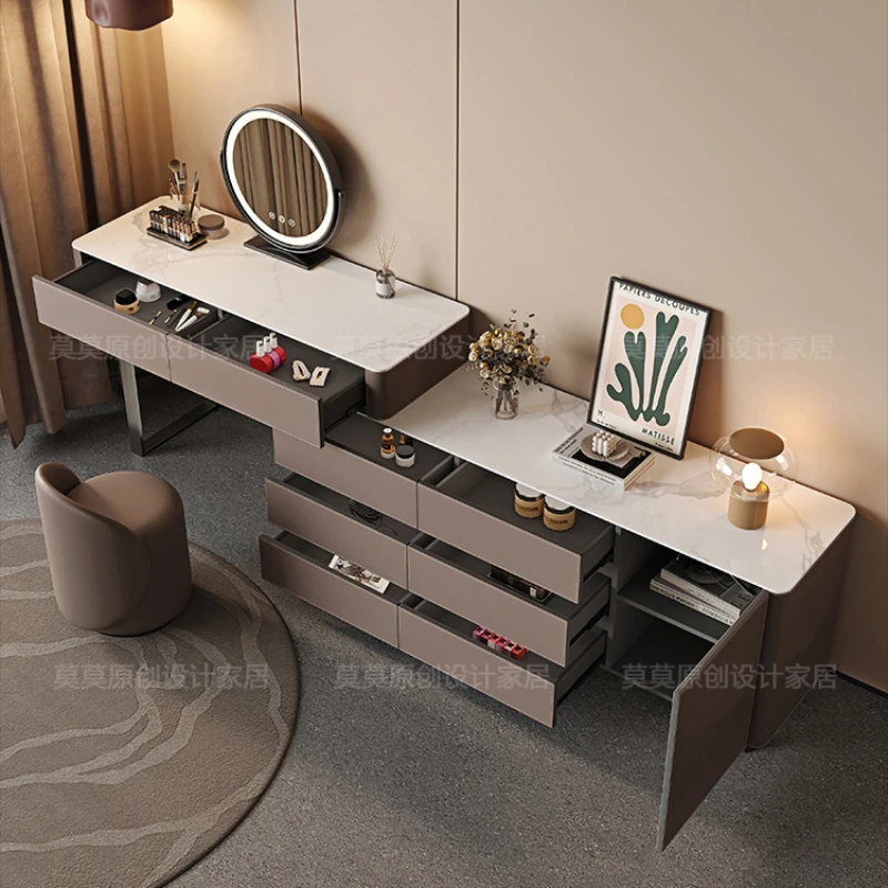 Mirror Storage Dressing Table Nordic Luxury Organizer Makeup Dressers Princess Room Penteadeiras De Maquiagem Bedroom Furniture
Mirror Storage Dressing Table Nordic Luxury Organizer Makeup Dressers Princess Room Penteadeiras De Maquiagem Bedroom Furniture