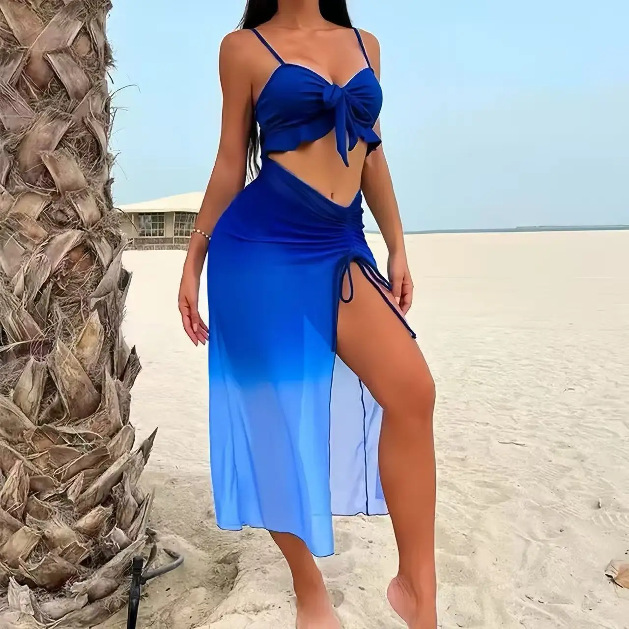 2026 3 Pieces Tie Dye Knot Front Bikinis Women Ruffle Swimwear Female High Waist Swimsuit & Drawstring Beach Skirt Bathing Suit
2026 3 Pieces Tie Dye Knot Front Bikinis Women Ruffle Swimwear Female High Waist Swimsuit & Drawstring Beach Skirt Bathing Suit