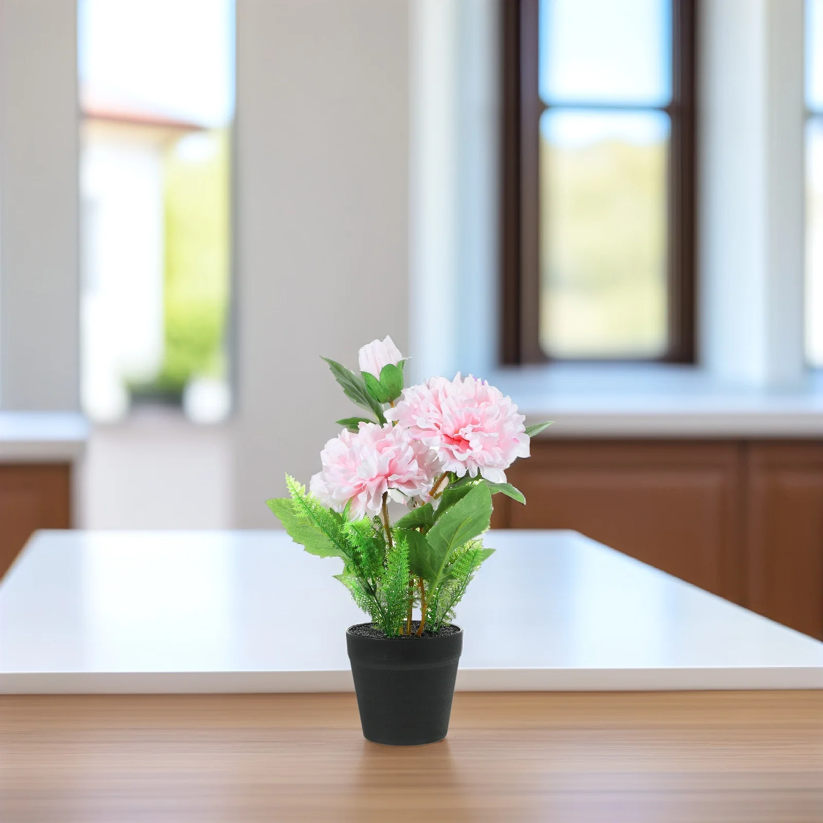 Artificial Peony In Pot Lifelike Fake Potted Plants Decor For Home Office Event Faux Bonsai Indoor Plant Ornament
Artificial Peony In Pot Lifelike Fake Potted Plants Decor For Home Office Event Faux Bonsai Indoor Plant Ornament