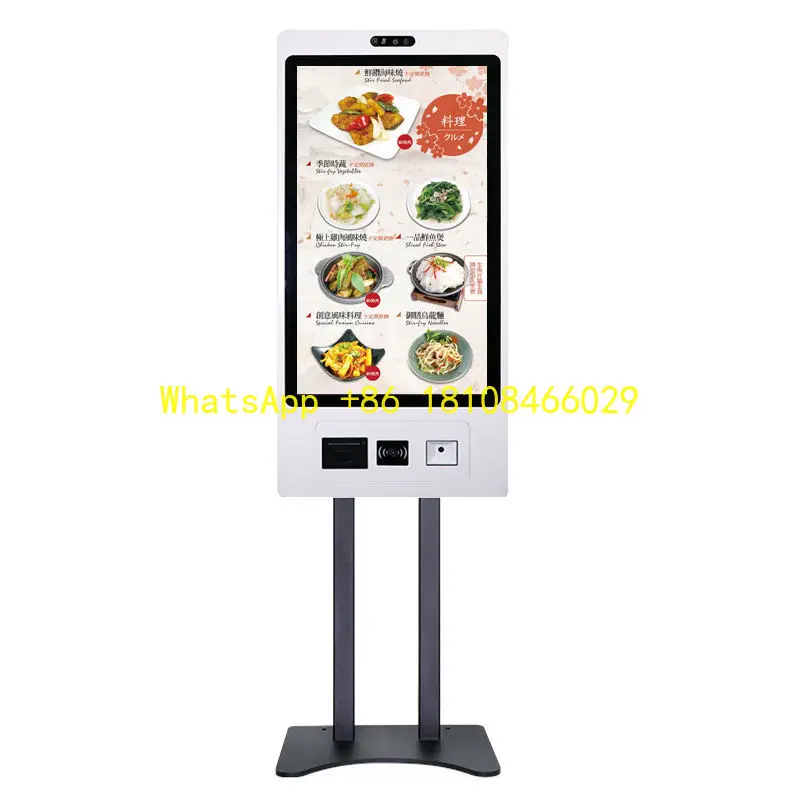 ouchscreen Self-Service Ordering Terminal for Restaurants Ordering Machine Self-service Kiosk for Restaurant Customizable LED T
ouchscreen Self-Service Ordering Terminal for Restaurants Ordering Machine Self-service Kiosk for Restaurant Customizable LED T