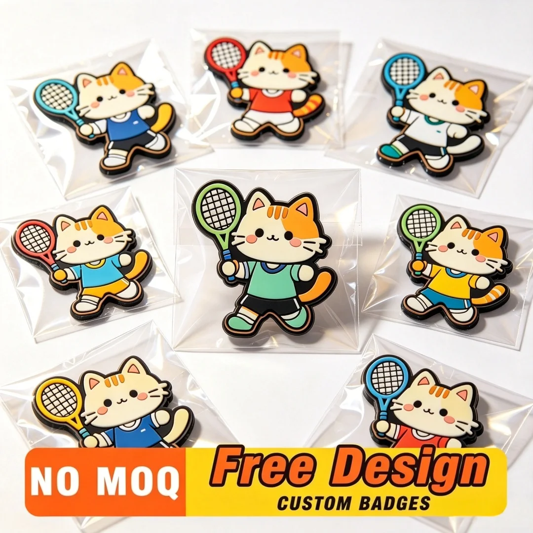 Custom Badge Pin Cute Tennis Cat Soft Enamel Pin Custom Animal Lapel Brooch Backpack Clothing Sport Decor Gift
Custom Badge Pin Cute Tennis Cat Soft Enamel Pin Custom Animal Lapel Brooch Backpack Clothing Sport Decor Gift