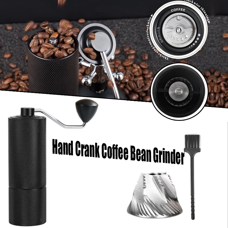 High Quality Portable Manual Stainless Steel Coffee Grinder with Double Bearing Positioning Italian Household Grinder
High Quality Portable Manual Stainless Steel Coffee Grinder with Double Bearing Positioning Italian Household Grinder