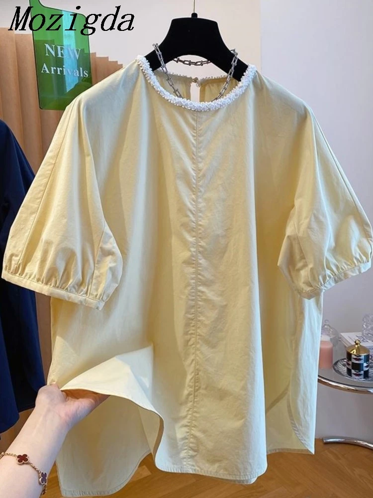 Fashion Summer New O-neck Casual Blouses Korean Women's Temperament Loose Shirts Short Sleeve Tops
Fashion Summer New O-neck Casual Blouses Korean Women's Temperament Loose Shirts Short Sleeve Tops