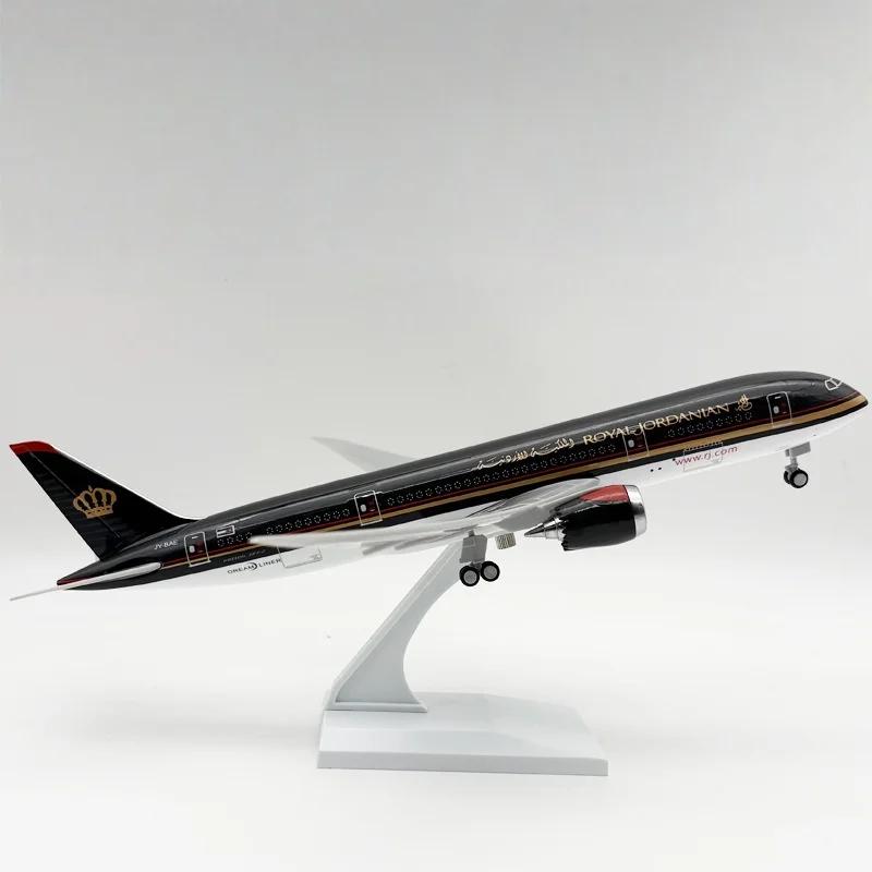 30CM Scale Jordan Airlines B787 Airplane Model With Aircraft Landing Gear Child Toy For Adults Aviation Gifts Collection
30CM Scale Jordan Airlines B787 Airplane Model With Aircraft Landing Gear Child Toy For Adults Aviation Gifts Collection