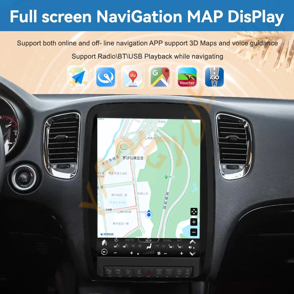 13-дюймовый экран Tesla Android Radio 2din для Dodge Durango 2011-2020 GPS Carplay Автомобильный мультимедийный видеоплеер Стерео головное устройство Navi
13-дюймовый экран Tesla Android Radio 2din для Dodge Durango 2011-2020 GPS Carplay Автомобильный мультимедийный видеоплеер Стерео головное устройство Navi