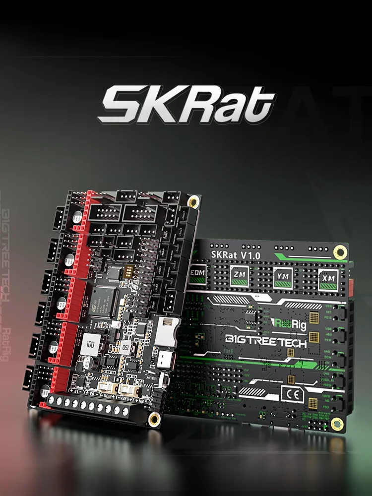 Для SKRat 3D-принтера, материнская плата, интерфейс шины CAN, зажим, прошивка RatOS
Для SKRat 3D-принтера, материнская плата, интерфейс шины CAN, зажим, прошивка RatOS