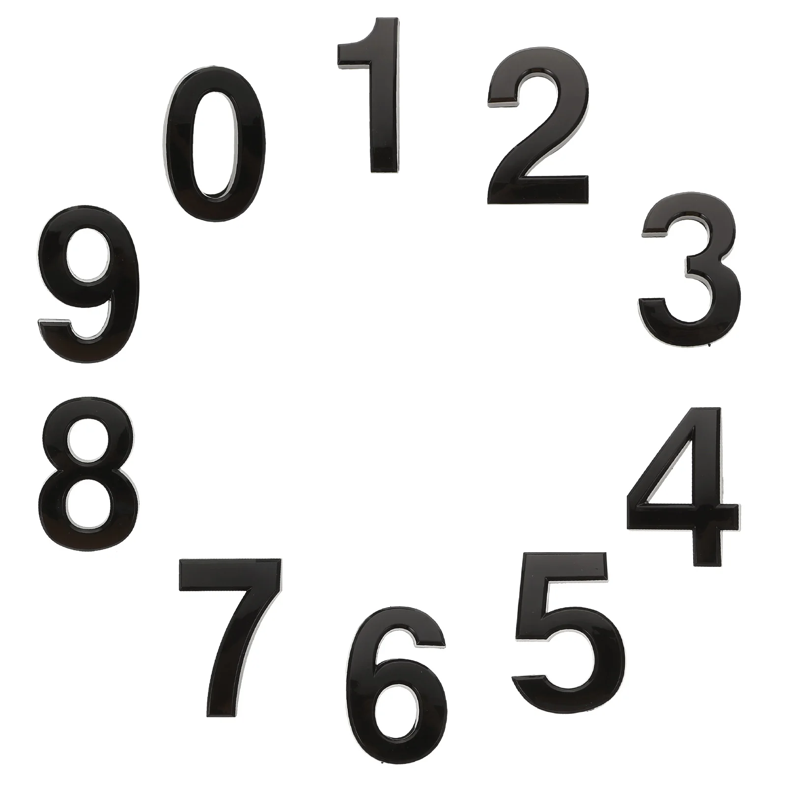 10 Pcs ABS Plastic Door Number Stickers Self Adhesive Durable House Address Mailbox Plaques Clear View Distance
10 Pcs ABS Plastic Door Number Stickers Self Adhesive Durable House Address Mailbox Plaques Clear View Distance