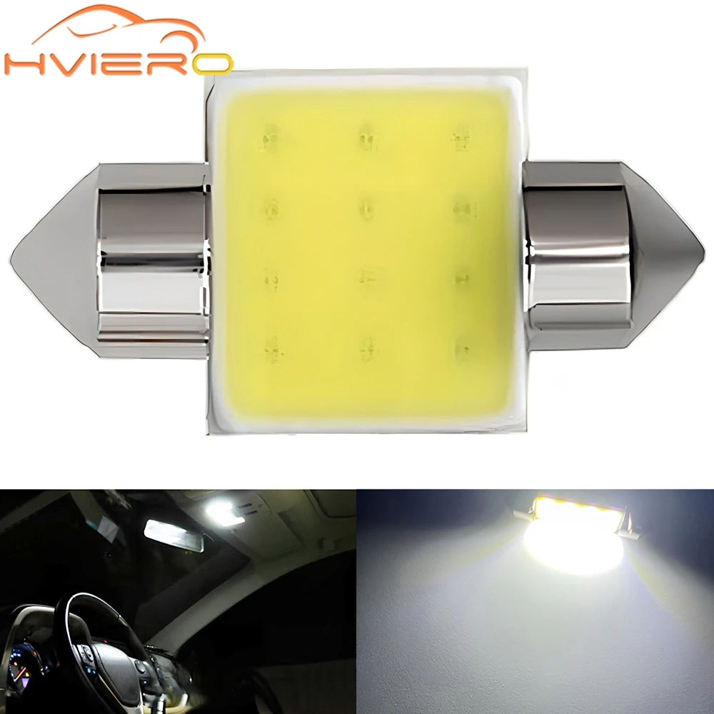 1Pcs auto C10W C5W LED COB Festoon 31mm 36mm 39mm 41mm 12V White Bulb for Cars License Plate Interior Reading Lights 6500K 12SMD
1Pcs auto C10W C5W LED COB Festoon 31mm 36mm 39mm 41mm 12V White Bulb for Cars License Plate Interior Reading Lights 6500K 12SMD