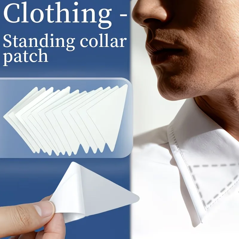15 Pairs Shirt Collar Stay Stickers, Anti-Curl Shirt Collar Stays, Peel-off Plastic Backing Anti-Warp Collar Edge Stickers
15 Pairs Shirt Collar Stay Stickers, Anti-Curl Shirt Collar Stays, Peel-off Plastic Backing Anti-Warp Collar Edge Stickers