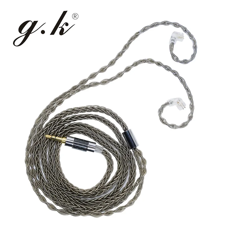 Кабель для аудиофильских наушников GK L200-8, 8-жильный, с серебряным покрытием, металлическим разъемом из углеродного волокна, 3,5 мм, балансный звуковой кабель
Кабель для аудиофильских наушников GK L200-8, 8-жильный, с серебряным покрытием, металлическим разъемом из углеродного волокна, 3,5 мм, балансный звуковой кабель