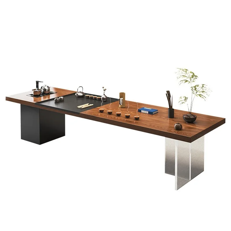 table and chair combination tray integrated office table high-end light luxury living room table rock slab
table and chair combination tray integrated office table high-end light luxury living room table rock slab