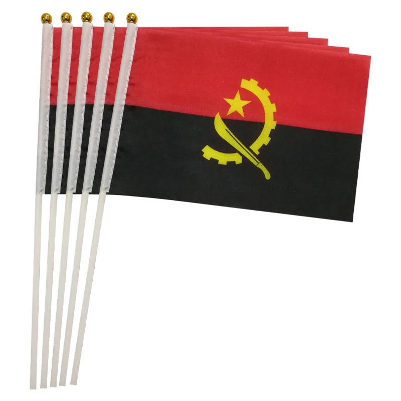 xvggdg 100pcs 14 * 21cm Angola hand flag Promotion Wholesale Small Angola Hand Waving National Flag
xvggdg 100pcs 14 * 21cm Angola hand flag Promotion Wholesale Small Angola Hand Waving National Flag