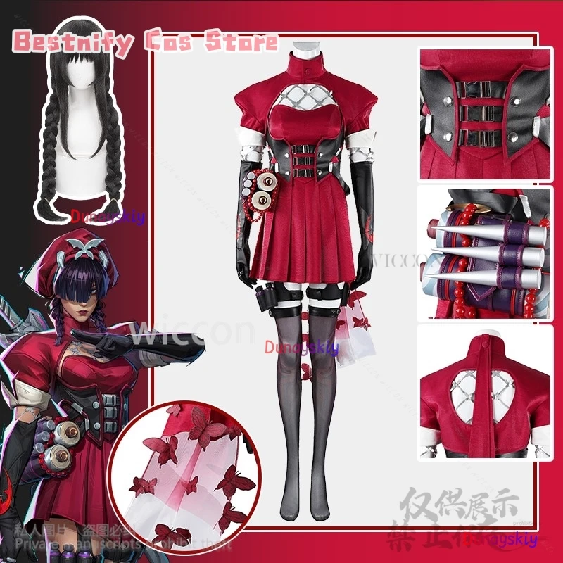 CosplayGame Rivals Anime Costume Cosplay Psylocke Betsy Braddock New Dress Red Suits Hat Props Wigs For Halloween Christmas Cust
CosplayGame Rivals Anime Costume Cosplay Psylocke Betsy Braddock New Dress Red Suits Hat Props Wigs For Halloween Christmas Cust