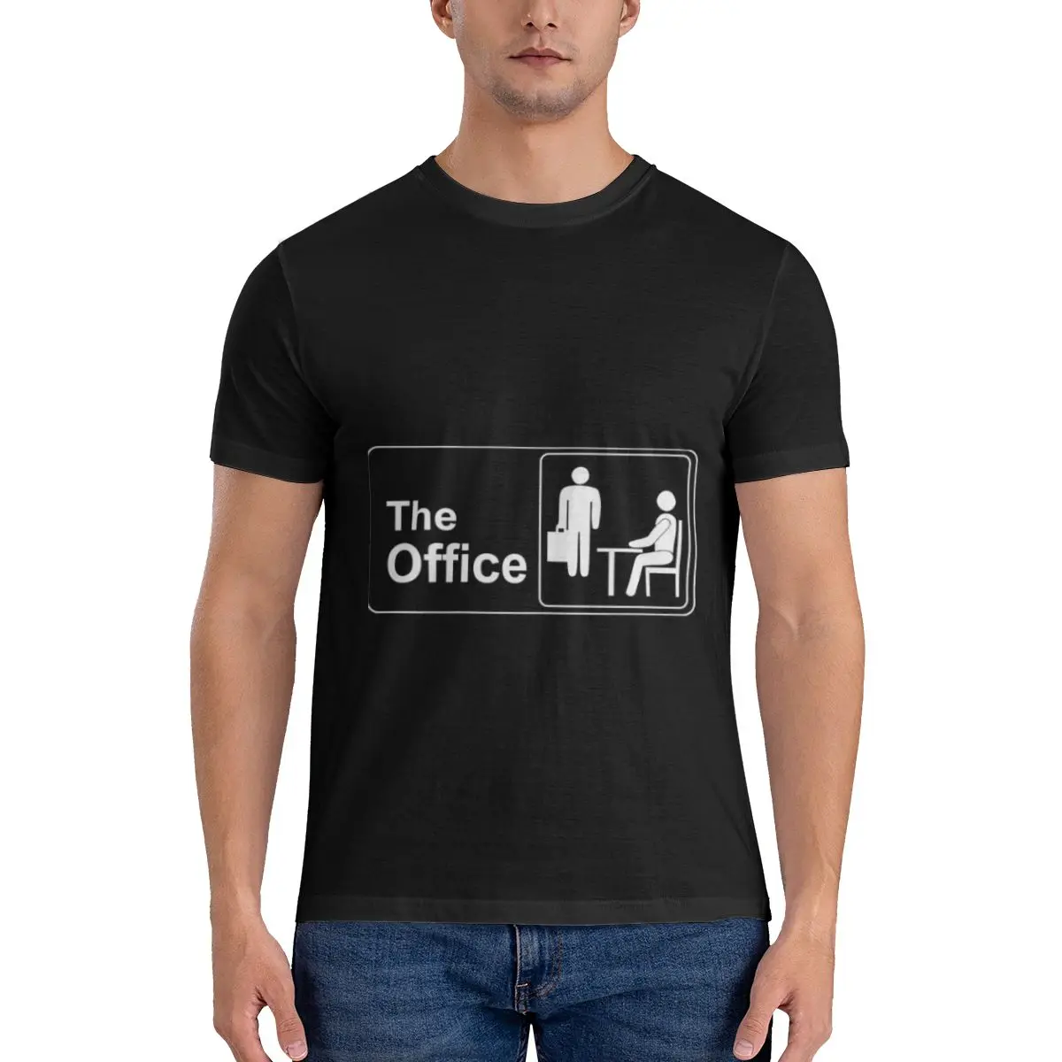 The Office TV Show Logo Men's Basic Short Sleeve T-Shirt Funny Print T Shirt
The Office TV Show Logo Men's Basic Short Sleeve T-Shirt Funny Print T Shirt