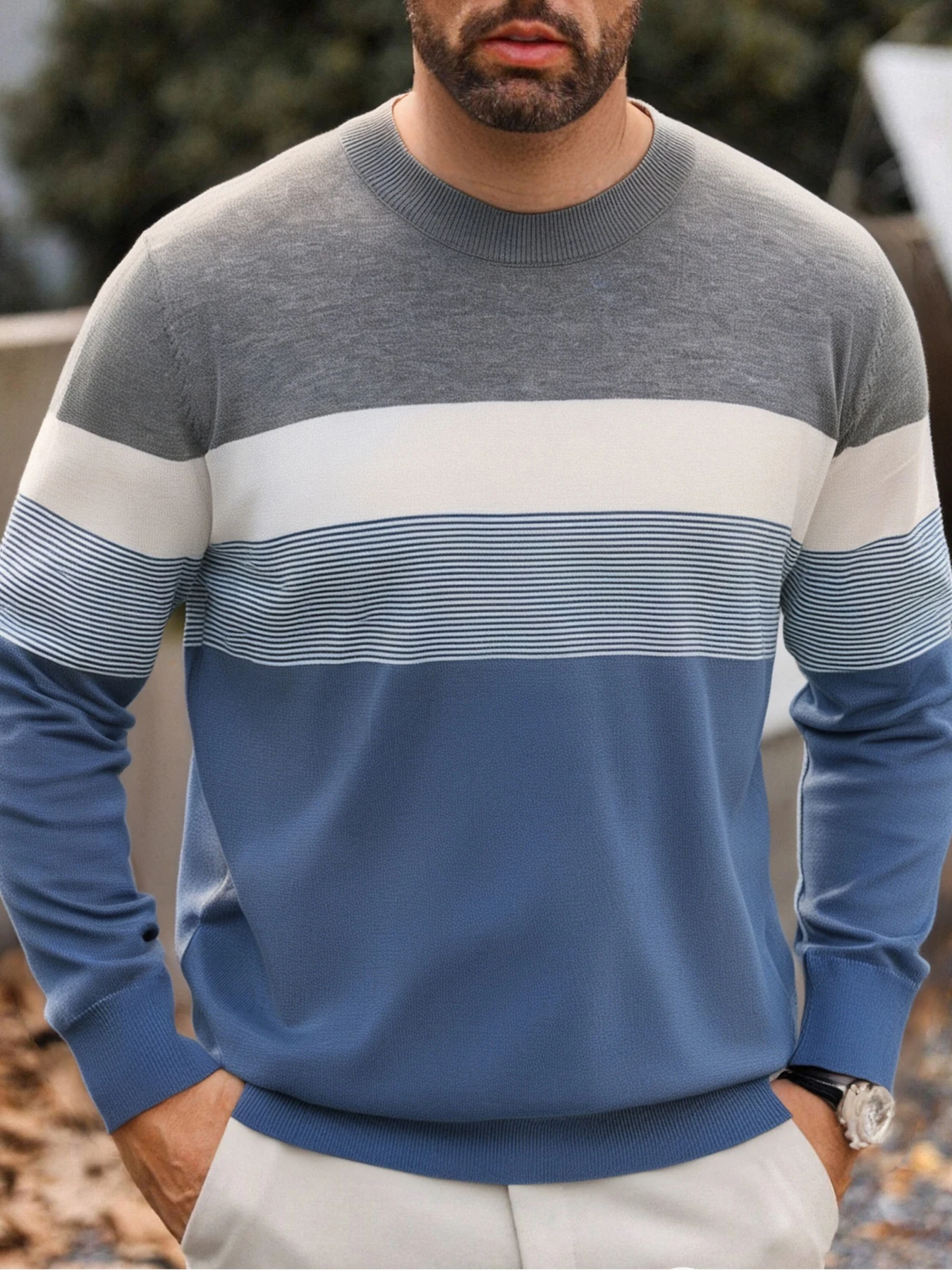 New Sweatwear Men's Casual Long Sleeve Basic Knitted Sweater Pullover Male Round Collar Autumn Winter Tops Sweatshirts T-shirt
New Sweatwear Men's Casual Long Sleeve Basic Knitted Sweater Pullover Male Round Collar Autumn Winter Tops Sweatshirts T-shirt