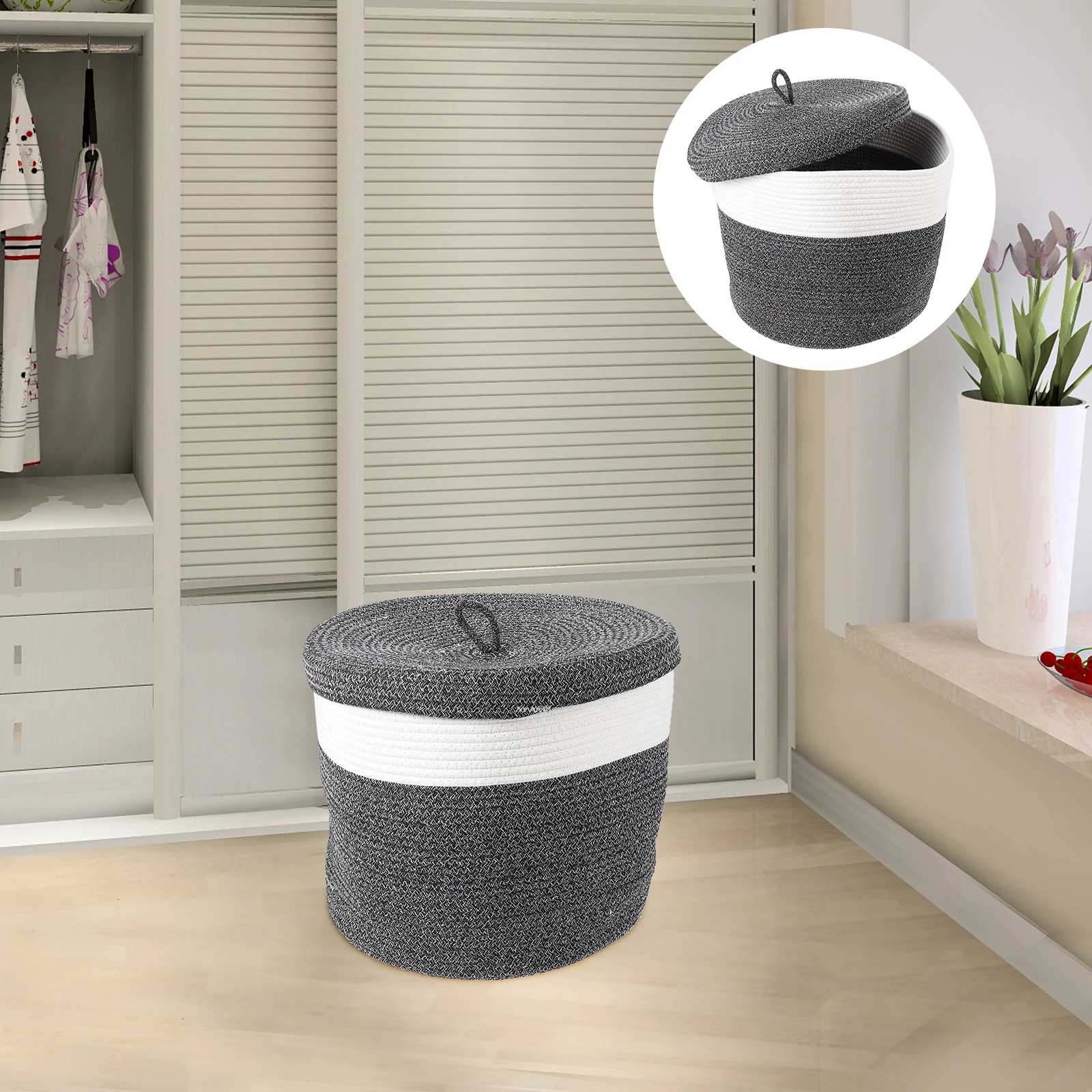 Cotton Rope Storage Basket Multifunctional Household Organizer for Bedroom Closet Living Room Sundries Towels Socks 128
Cotton Rope Storage Basket Multifunctional Household Organizer for Bedroom Closet Living Room Sundries Towels Socks 128