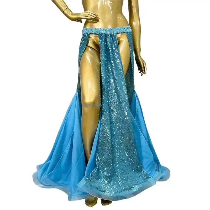 340D Adjustable Waist Belly Dance Skirt With Shimmering Pattern Sequins Belly Dance Skirt For Performers And Enthusiasts
340D Adjustable Waist Belly Dance Skirt With Shimmering Pattern Sequins Belly Dance Skirt For Performers And Enthusiasts