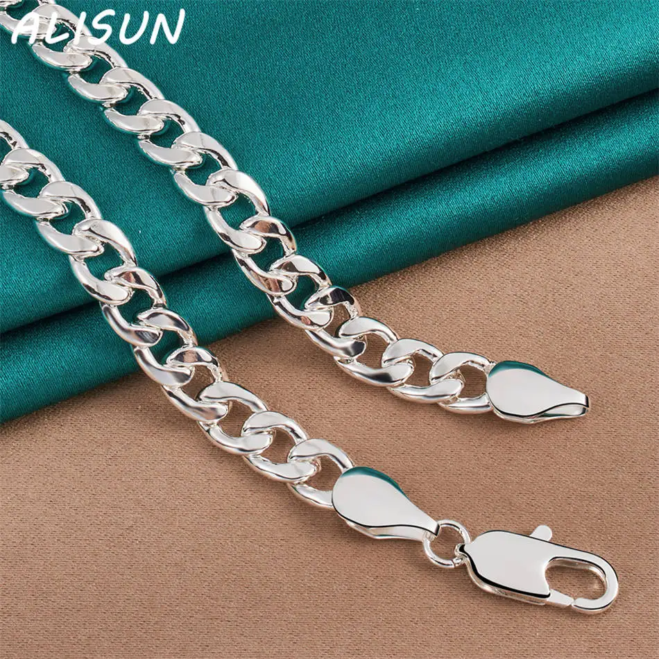 ALISUN 925 Sterling Silver 50-60cm 10mm Chain Necklace For Women Man Charm Trend Birthday Gifts Fashion Party Fine Jewelry
ALISUN 925 Sterling Silver 50-60cm 10mm Chain Necklace For Women Man Charm Trend Birthday Gifts Fashion Party Fine Jewelry