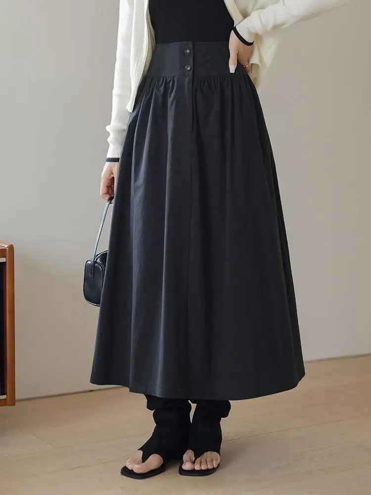 Юбка миди с высокой талией Ele, белая, А-силуэт, простая, женская, модная, весенняя новинка, утягивающая, от Wang Fei Home
Юбка миди с высокой талией Ele, белая, А-силуэт, простая, женская, модная, весенняя новинка, утягивающая, от Wang Fei Home