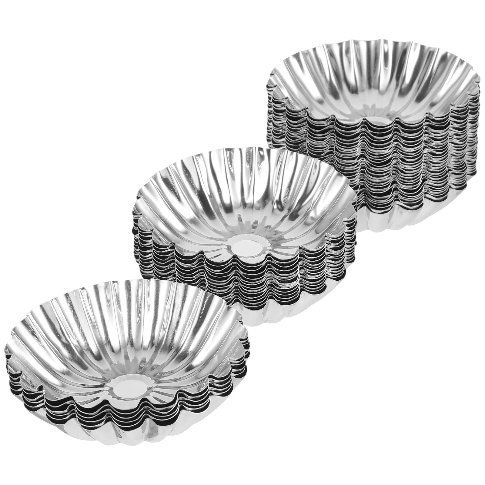 430 Stainless Steel Egg Tart Mold Mini Cake Pans Small Silver Baking Trays Tart Household Pudding Molds MultiFunction Jelly
430 Stainless Steel Egg Tart Mold Mini Cake Pans Small Silver Baking Trays Tart Household Pudding Molds MultiFunction Jelly