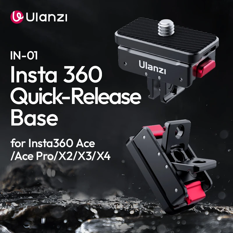 Магнитное быстросъемное крепление Ulanzi для Insta360 X4 X3 ONE X2 ONE R ONE X ONE RS Ace Pro, аксессуары для фотосъемки камеры
Магнитное быстросъемное крепление Ulanzi для Insta360 X4 X3 ONE X2 ONE R ONE X ONE RS Ace Pro, аксессуары для фотосъемки камеры