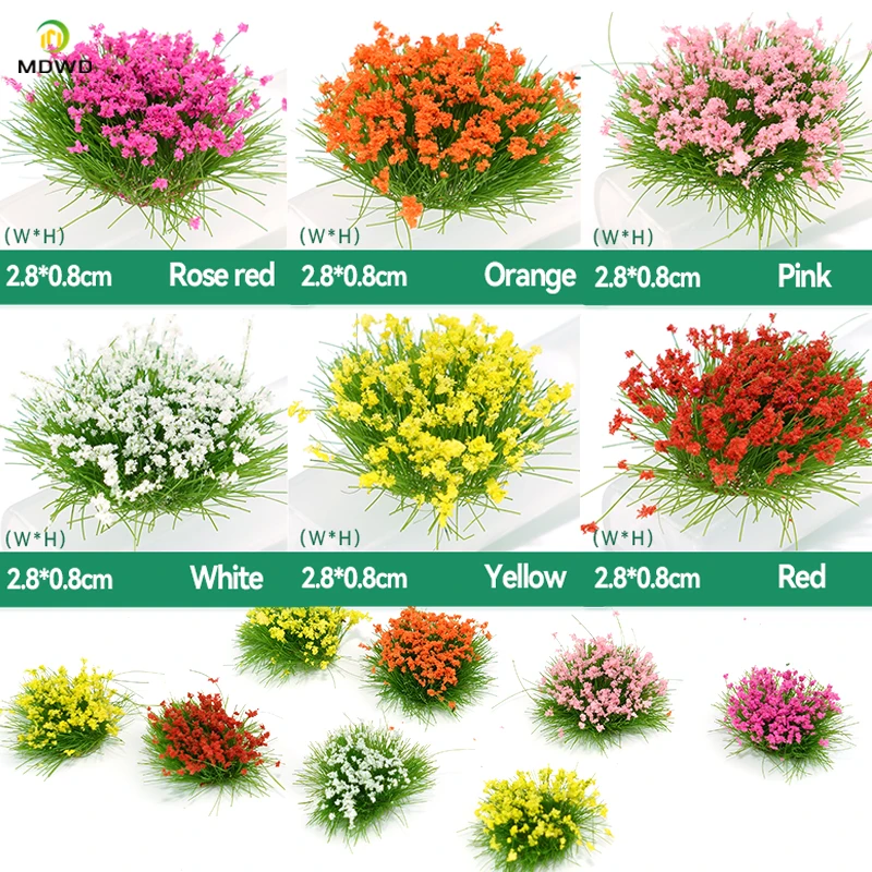DIY Miniature Simulation Flower Grass Cluster Model for Garden Sand Table Scene Layout Diorama Kits Building Landscape
DIY Miniature Simulation Flower Grass Cluster Model for Garden Sand Table Scene Layout Diorama Kits Building Landscape
