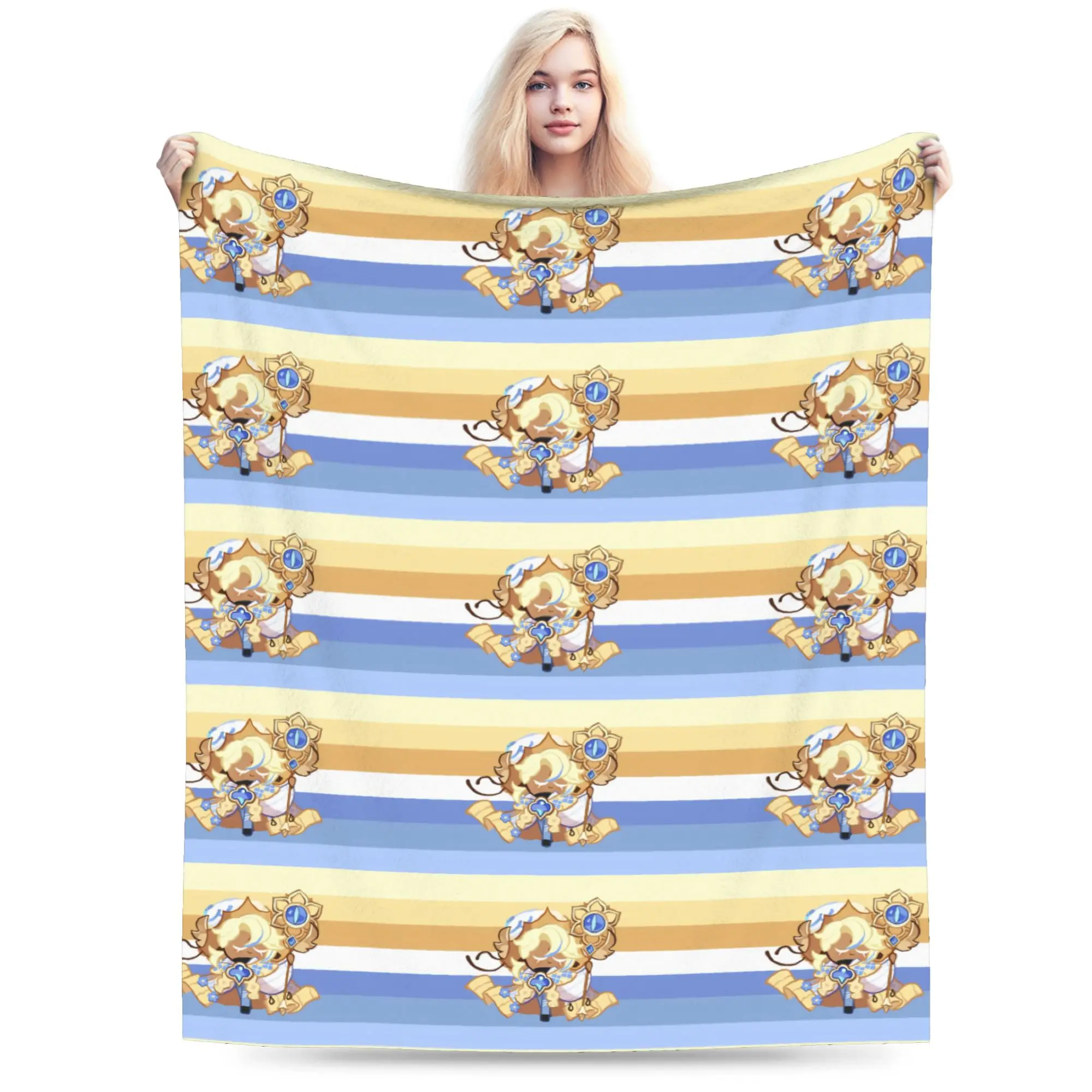 Pure Vanilla Cookie Blankets Fleece Textile Decor Cookie Run Kingdom Thin Throw Blankets for Sofa Bedroom Bedspread
Pure Vanilla Cookie Blankets Fleece Textile Decor Cookie Run Kingdom Thin Throw Blankets for Sofa Bedroom Bedspread
