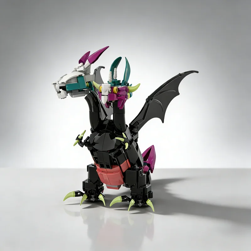 415pcs MOC Dreamzzz Two Headed Dragon Model Building Blocks Construction Toys Creative Idea DIY Christmas Gifts Education Brick
415pcs MOC Dreamzzz Two Headed Dragon Model Building Blocks Construction Toys Creative Idea DIY Christmas Gifts Education Brick