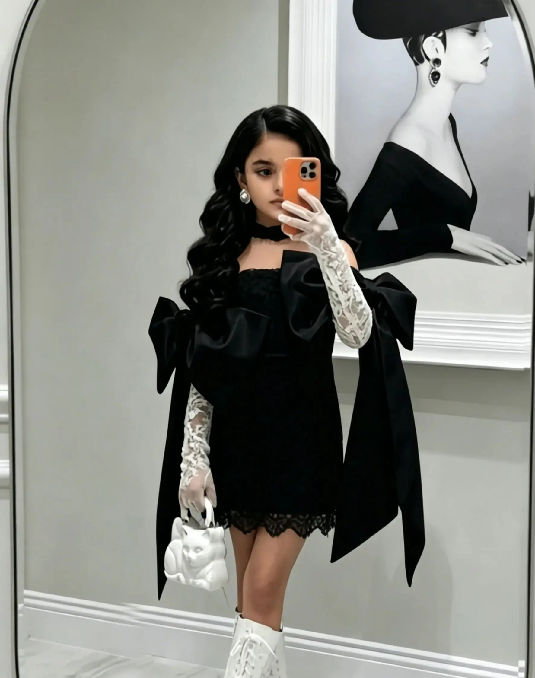 Elegant Black Customized Flower Girl Dress For Wedding Lace Sweet Tulle Knee Lenght Kids Birthday Party First Communion Gown
Elegant Black Customized Flower Girl Dress For Wedding Lace Sweet Tulle Knee Lenght Kids Birthday Party First Communion Gown