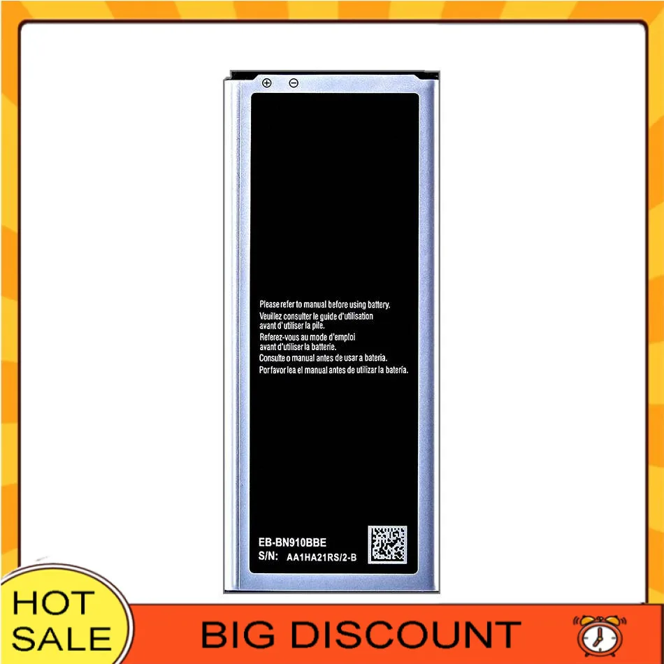 Аккумулятор EB-BN910BBE для Samsung Galaxy Note 4 Note4 N910 N910H N910A N910C N910F N910FQ N910X N910W N910V N910P EB BN910BBE
Аккумулятор EB-BN910BBE для Samsung Galaxy Note 4 Note4 N910 N910H N910A N910C N910F N910FQ N910X N910W N910V N910P EB BN910BBE