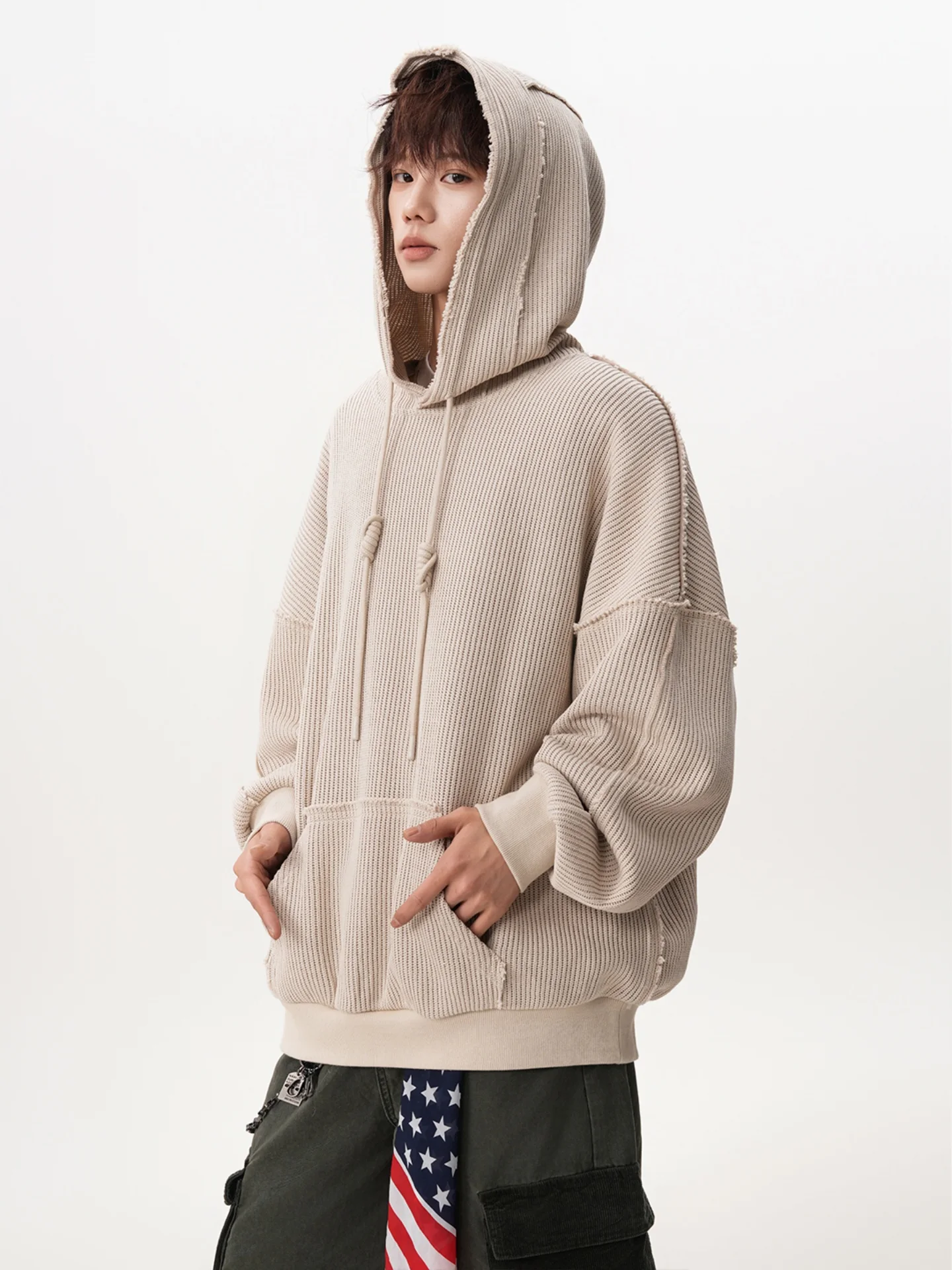 Loose Fit Knitted Hoodie Men's Casual Spring Outerwear Large Size Teenage Boy's Streetwear Sle Comfortable Long Sve T-irt
Loose Fit Knitted Hoodie Men's Casual Spring Outerwear Large Size Teenage Boy's Streetwear Sle Comfortable Long Sve T-irt