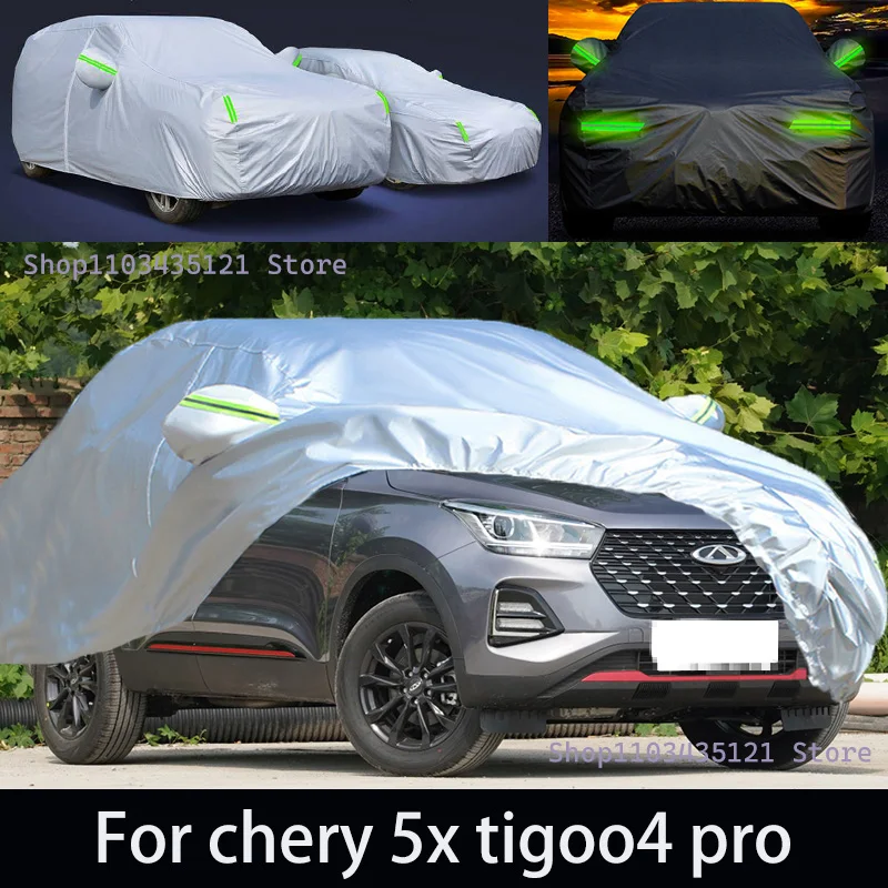 For chery 5x tigoo4 pro Outdoor Protection Full Car Covers Snow Cover Sunshade Waterproof Dustproof Exterior Car accessories
For chery 5x tigoo4 pro Outdoor Protection Full Car Covers Snow Cover Sunshade Waterproof Dustproof Exterior Car accessories