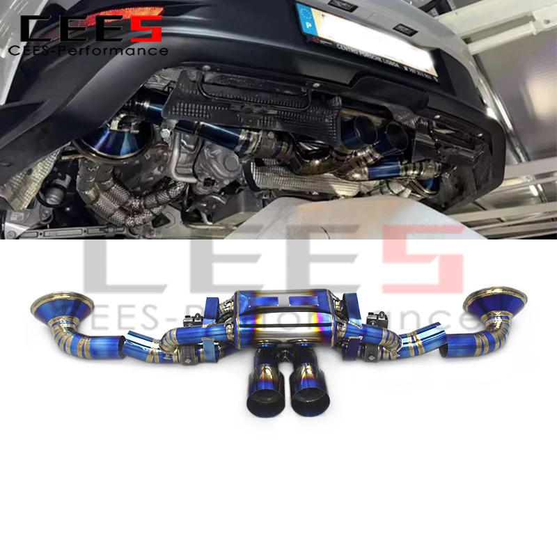 CEES Exhaust System Manifold for Porsche 911 992 GT3 RS 4.0 2022+ Valvetronic Catback Exhaust Mufflers Accessories 
CEES Exhaust System Manifold for Porsche 911 992 GT3 RS 4.0 2022+ Valvetronic Catback Exhaust Mufflers Accessories