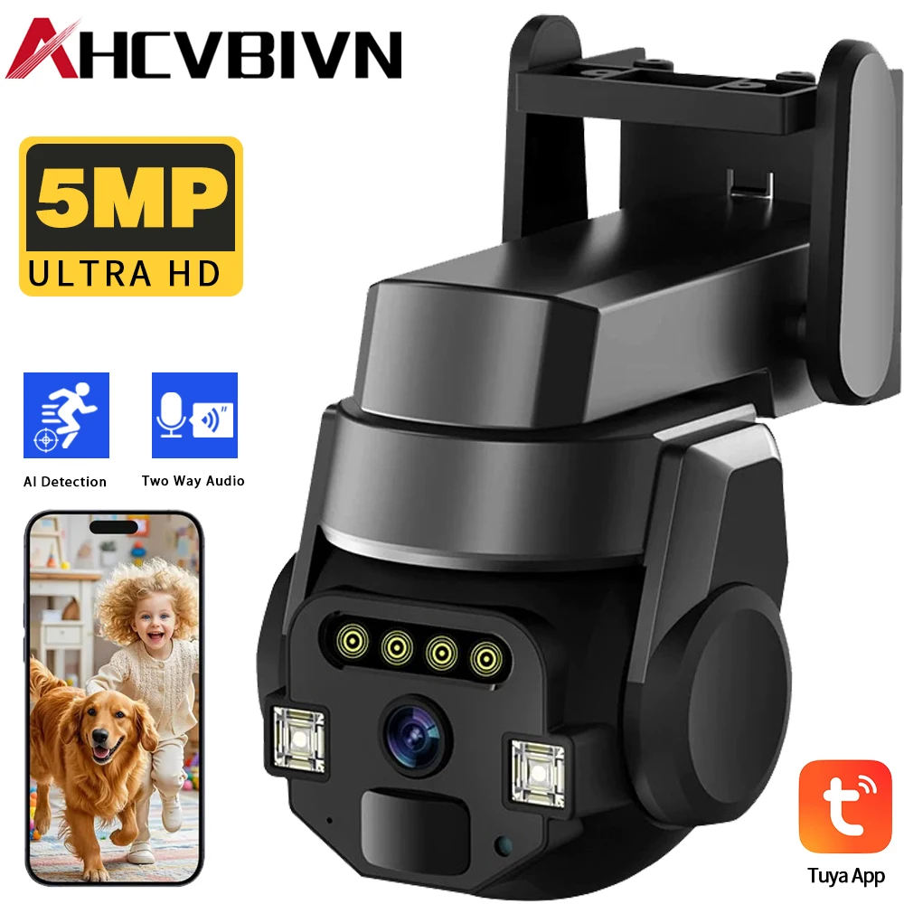 Tuya 5MP 2K HD камера видеонаблюдения Wi-Fi умный дом открытый 360 беспроводная IP-камера видеонаблюдения PTZ защита безопасности водонепроницаемая
Tuya 5MP 2K HD камера видеонаблюдения Wi-Fi умный дом открытый 360 беспроводная IP-камера видеонаблюдения PTZ защита безопасности водонепроницаемая