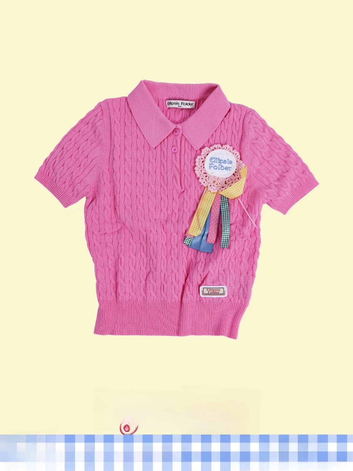 EllipsisFolder Decorative Floral Knitted Slim Fit Shirt Short Sleeve Women's Fashion Casual Wear Pure Color Daily Use
EllipsisFolder Decorative Floral Knitted Slim Fit Shirt Short Sleeve Women's Fashion Casual Wear Pure Color Daily Use