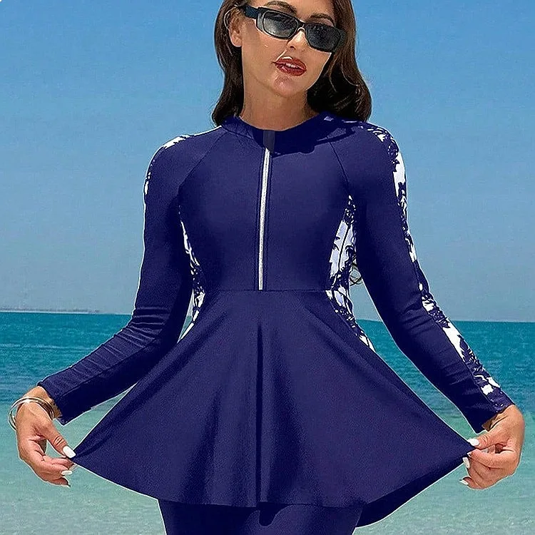2026 New Zip Long Sleeve Printed Swimsuit Top Women Surf Beach Bikini
2026 New Zip Long Sleeve Printed Swimsuit Top Women Surf Beach Bikini