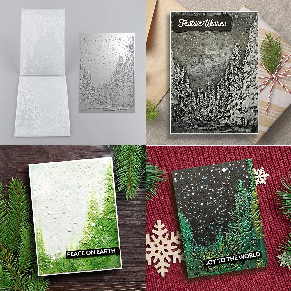 Snowy Forest Glade 3D Embossing Folder Background Card Scrapbooking Crafting Making For Adding Texture And Dimension To Craft
Snowy Forest Glade 3D Embossing Folder Background Card Scrapbooking Crafting Making For Adding Texture And Dimension To Craft