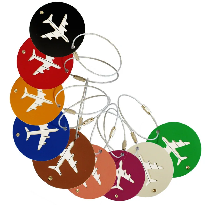 Luggage tag Aircraft Round Shape Portable Secure Travel Suitcase label best love High Quality 9 Colors travel accessories
Luggage tag Aircraft Round Shape Portable Secure Travel Suitcase label best love High Quality 9 Colors travel accessories