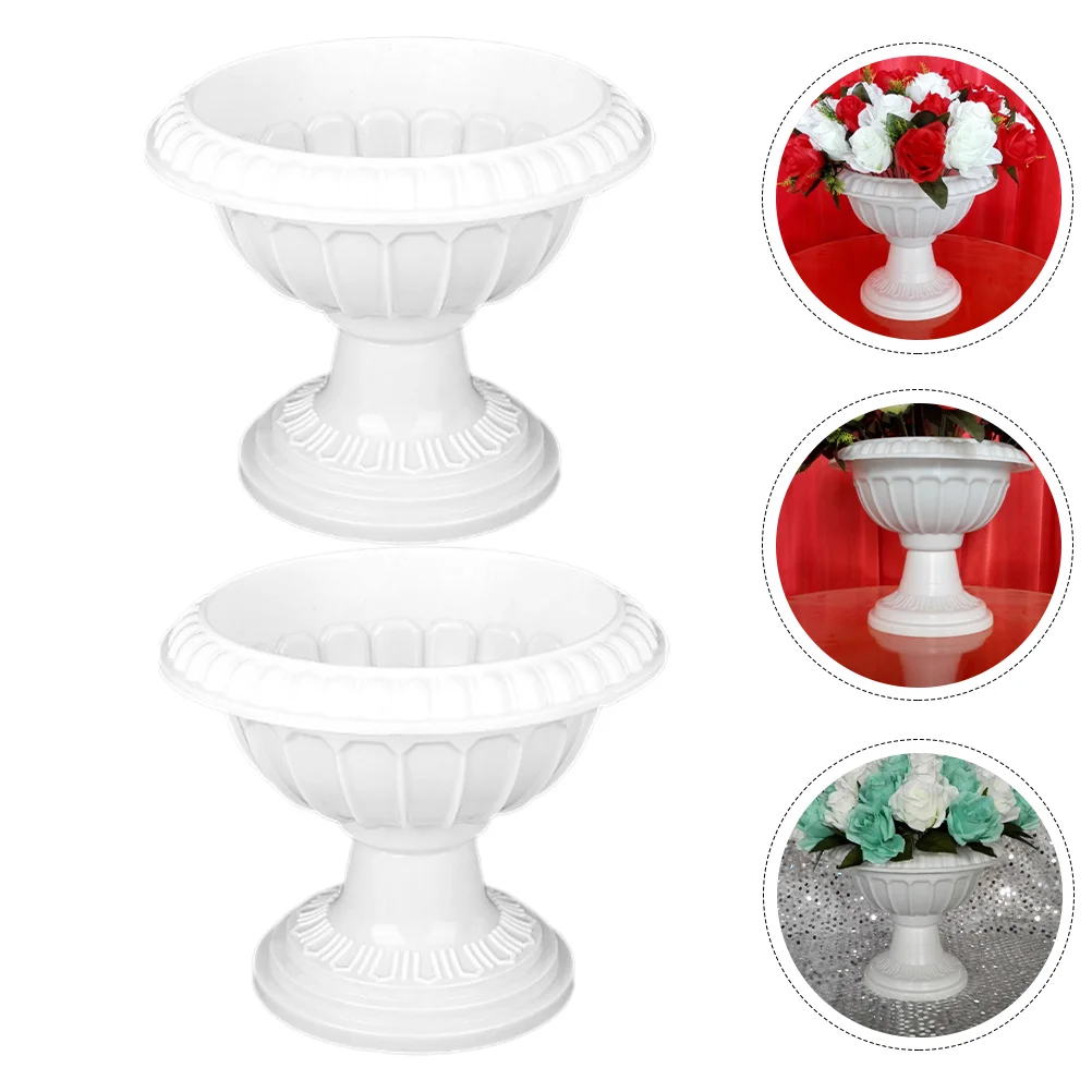 2 Pcs European Style Roman Flower Pot Garden Decor Wedding Party Supplies Plant Pots Indoor Decoration Outdoor Planter
2 Pcs European Style Roman Flower Pot Garden Decor Wedding Party Supplies Plant Pots Indoor Decoration Outdoor Planter