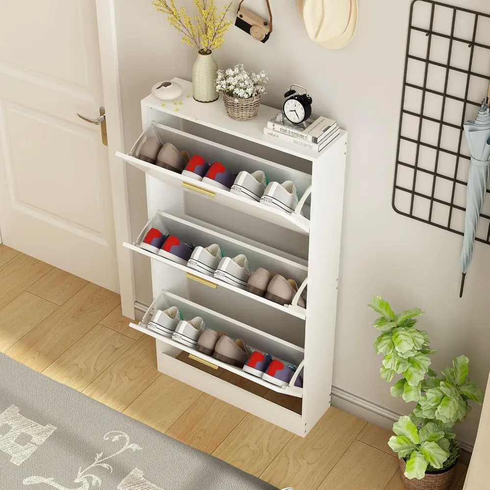3 Flip Drawers, Wood Hidden Shoe Storage, Freestanding Organizer for Entryway, Bedroom, Apartment, Shoes Cabinets
3 Flip Drawers, Wood Hidden Shoe Storage, Freestanding Organizer for Entryway, Bedroom, Apartment, Shoes Cabinets