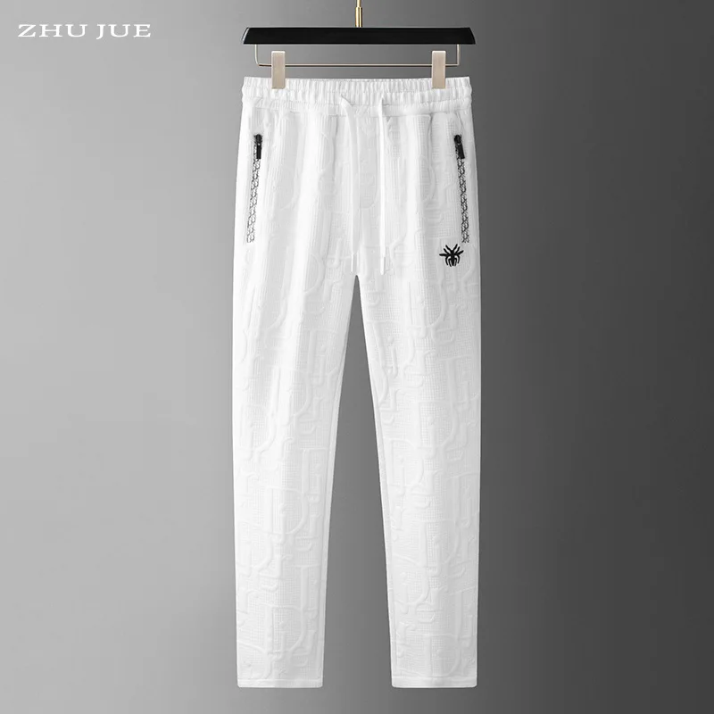 Men's Casual Pants 2025 Spring New Embroidered Floral Pattern Slim Fit Straight Leg Luxury Lightweight Polyester Elastic Fiber
Men's Casual Pants 2025 Spring New Embroidered Floral Pattern Slim Fit Straight Leg Luxury Lightweight Polyester Elastic Fiber