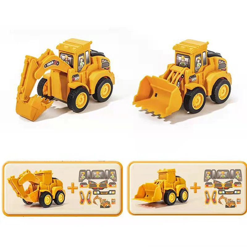 Excavator Bulldozer Children Educational Construction Vehicle Toy Kids Boy Gift 1Pcs Engineering Vehicle Model Press Sliding Car
Excavator Bulldozer Children Educational Construction Vehicle Toy Kids Boy Gift 1Pcs Engineering Vehicle Model Press Sliding Car