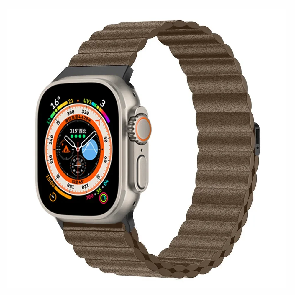 Ремешок кожаный магнитный для Apple Watch, браслет для iwatch series 7 SE 6 5 4 3 8 9 Ultra2 49 мм 44 мм 40 мм 45 мм 41 мм 42 мм 38 мм
Ремешок кожаный магнитный для Apple Watch, браслет для iwatch series 7 SE 6 5 4 3 8 9 Ultra2 49 мм 44 мм 40 мм 45 мм 41 мм 42 мм 38 мм