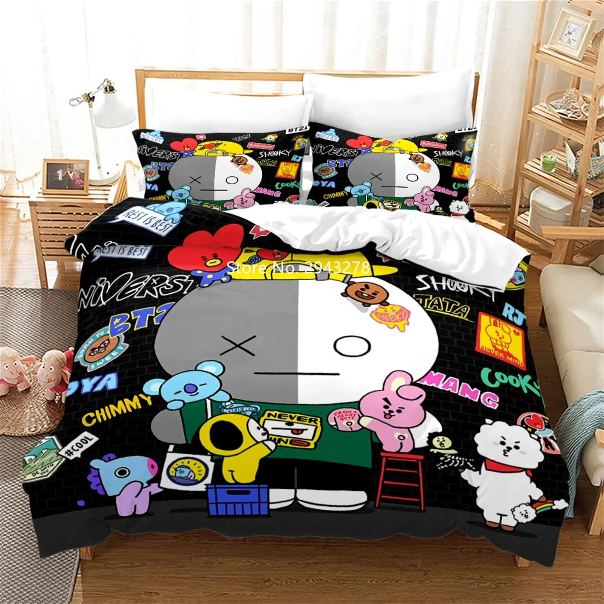 Lovely Cartoon Series Design Comfortable Duvet Quilt Cover Pillowcase Bedding Set Boys Bedroom Decoration Home Textile
Lovely Cartoon Series Design Comfortable Duvet Quilt Cover Pillowcase Bedding Set Boys Bedroom Decoration Home Textile