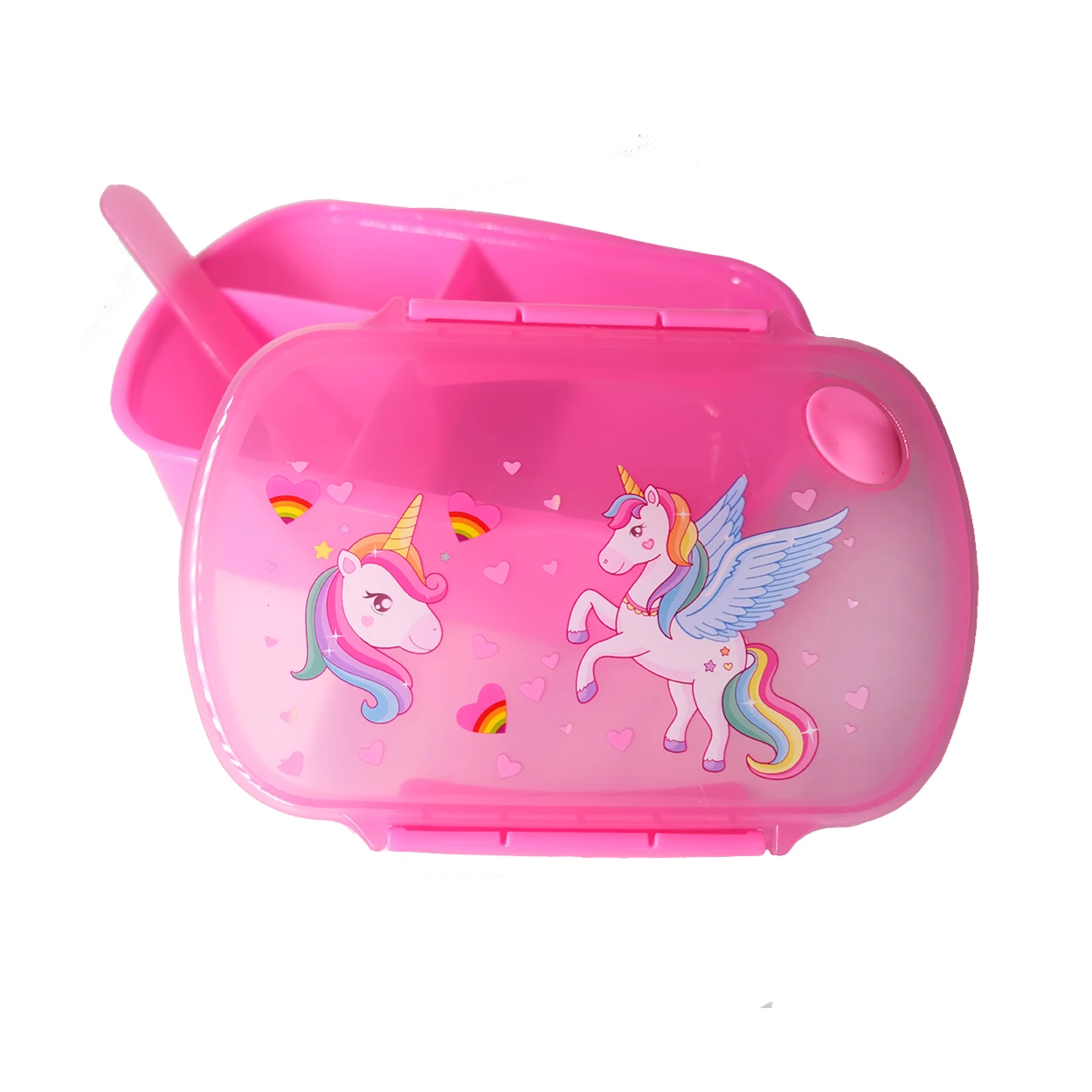 Cartoon Unicorn Lunch Box Food Grade PP Student Kids Back to School Division Breathable Bento Boxes with Spoon Fresh Container
Cartoon Unicorn Lunch Box Food Grade PP Student Kids Back to School Division Breathable Bento Boxes with Spoon Fresh Container